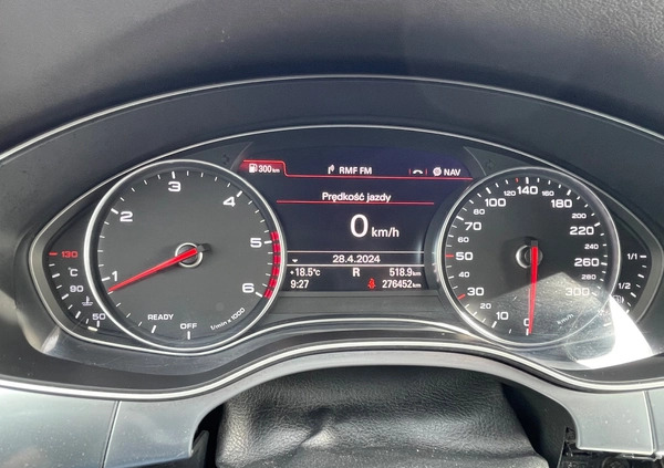 Audi A6 cena 79900 przebieg: 277000, rok produkcji 2016 z Błaszki małe 379